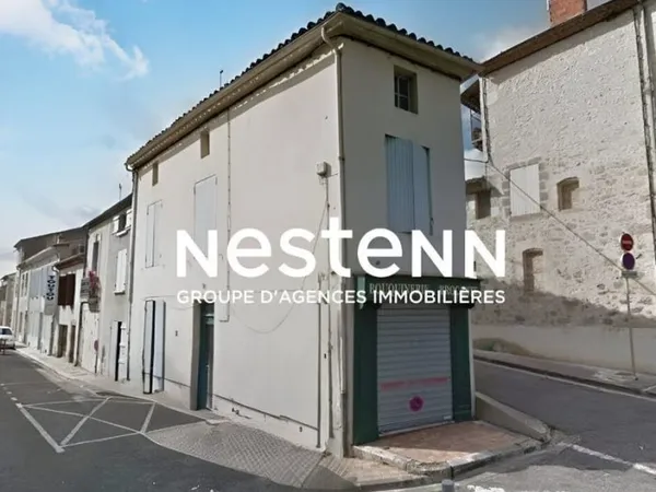 Maison de ville en pierre à rénover, cave et grenier au coeur de Nérac - 69 900€
