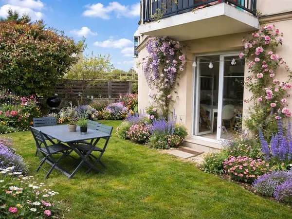 Maison familiale récente avec jardin au calme
