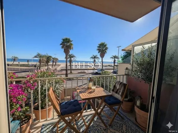 Canet en Roussillon - T2 de 31m² Vue Mer