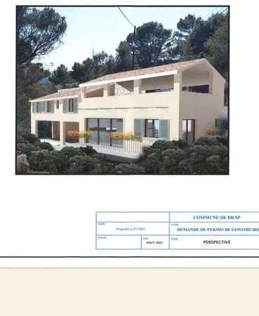 Terrain à bâtir , pour une maison individuelle de 130m2 avec piscine