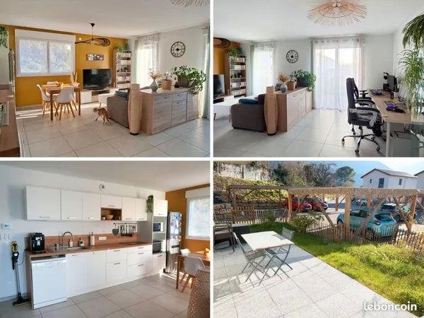 T3 66 m² avec jardin 90 m² à Jarrie (Les Chaberts)