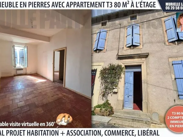 Immeuble 5 pièces 80 m²