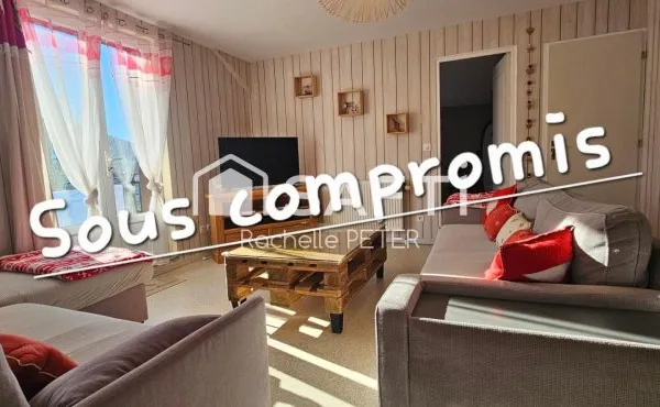 Appartement T3 lumineux avec balcon, au coeur de Cornimont