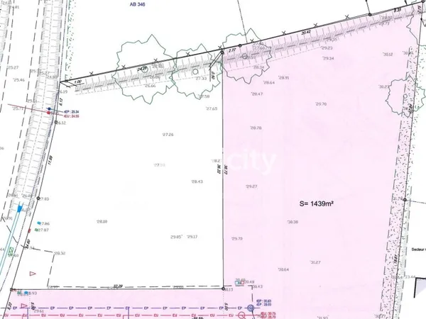 Terrain 1439 m²