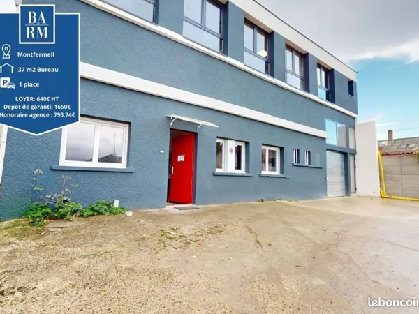 Bureaux 37 m² Montfermeil