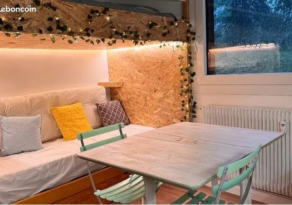 Location meublée temporaire - Studio cosy 13m2 / Cabane Nomade - Serre Chevalier (Chantemerle) 📅Disp