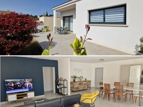 Villa Calme et moderne de 110m² sur un terrain de 400m² Calme sur Narbonne
