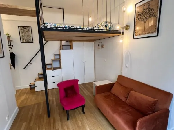 Loue appartement 23m² calme refait à neuf Paris 16ème