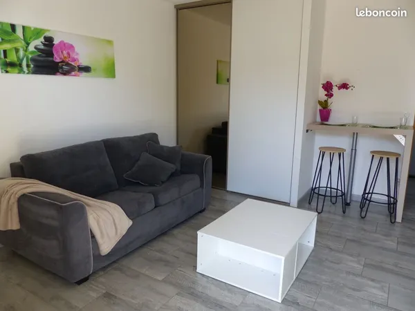 Idéal étudiant, studio 25m2 meublé et rénové ,lumineux ,balcon, clim