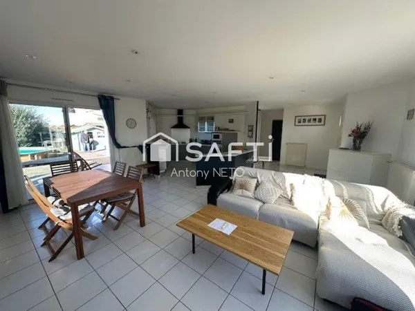 Maison à vendre, 4 pièces + studio, garage, piscine, Gujan Mestras