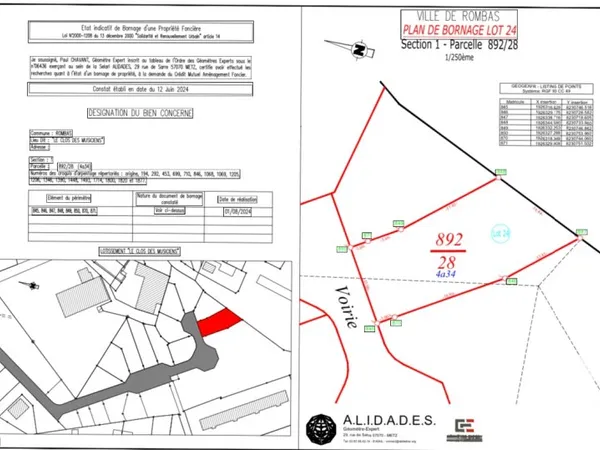 Terrain 434 m²