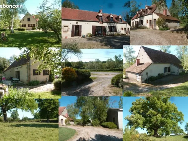 Maison, hangar et prés