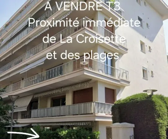 Appartement Cannes quartier 'Basse Californie '3 pièce(s) 86....