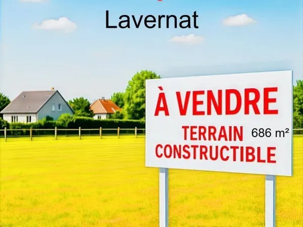 Terrain 686 m²