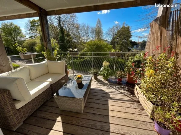 T3 67m² - Vue Erdre - Grand balcon - Saint-Donatien - Résidence rénovée BBC - Cave