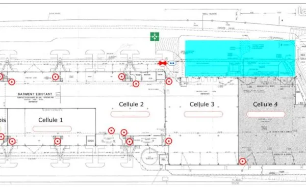 584m2 Entrepôts - 130m2 à usage de bureaux - Site Sécurisé