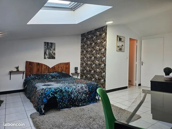 COLOCATION - Appartement T3 meublé au calme - CENTRE VILLE bellac- rénové