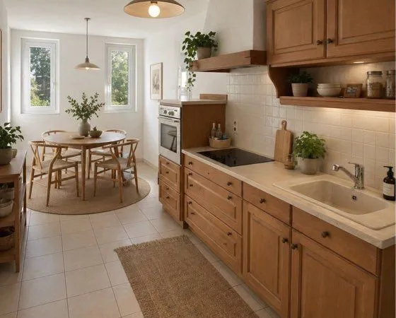 Jolie maison de ville avec jardin et garage entièrement rénovée