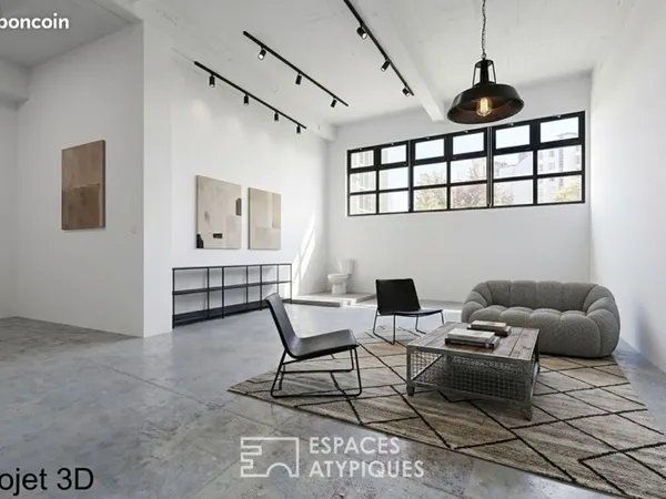 Loft 3 pièces 84 m²