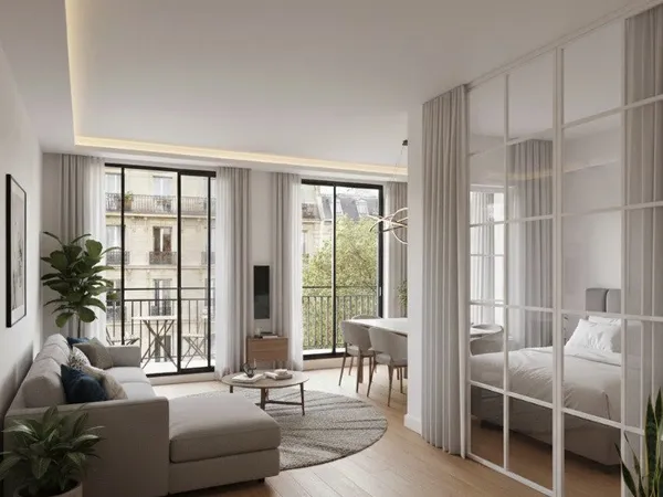 Charmant studio avec BALCON - secteur MAIRIE du 19e