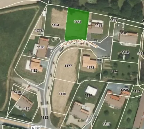 TERRAIN 685m2 à CERNUSSON (entre Angers, Cholet et Saumur) à 5km de VIHIERS