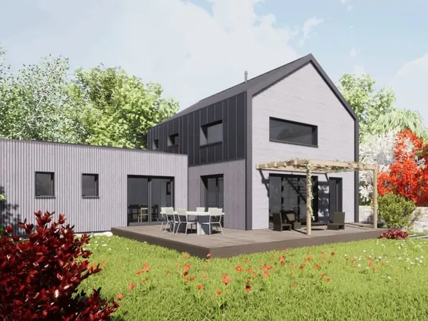 Maison ossature bois à Brain-sur-l'Authion