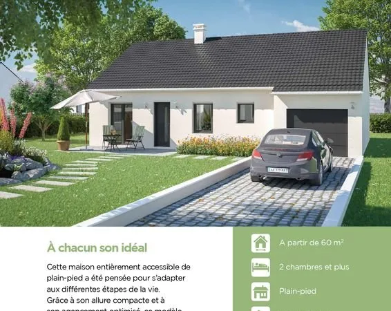 🌟 NOUVEAUTÉ - PLAIN-PIED 82 m² AVEC GARAGE À BREUIL-SUR-VESLE 🌟