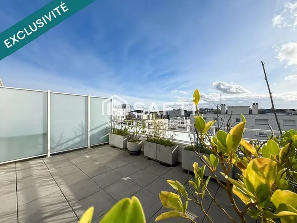 Emplacement idéal, appartement T3 au dernier étage