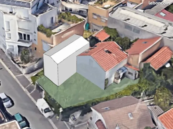 Terrain 117 m² MONTREUIL