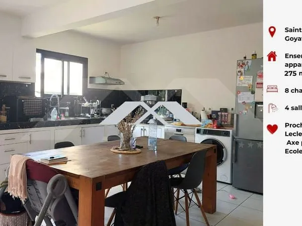 Ensemble immobilier 4 appartements Saint Joseph