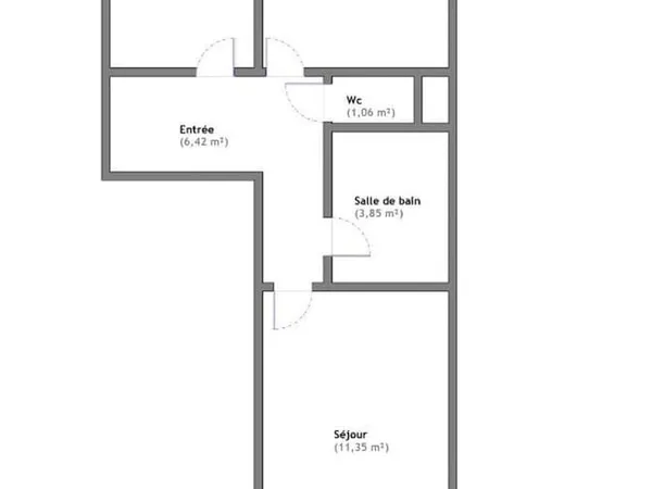 Appartement 2 pièces 41 m²