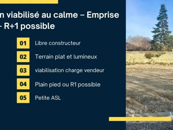 Terrain en individuel 241 m²