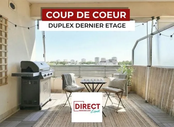 DUPLEX 5 PIÈCES 117 M2 + 2 TERRASSES + PARKING - DERNIER ÈT