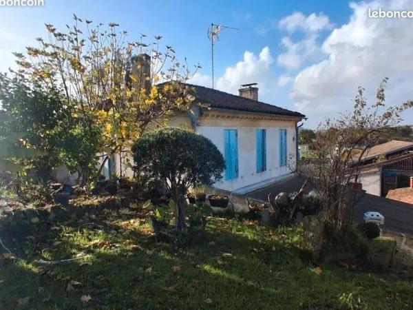 Maison avec terrain constructible