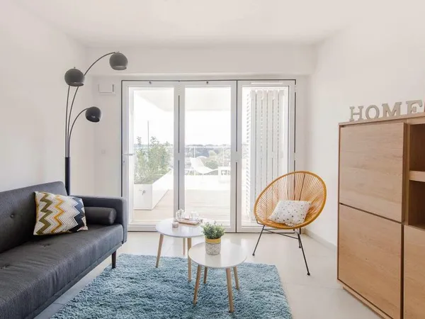 Loue appartement 45m² Montpellier, l'Arbre Blanc, avec grande terrasse