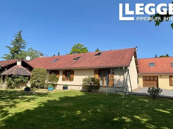 Charmante maison avec gîte, chambres d'hôtes & terrasse chêne — clé en main, plein sud
