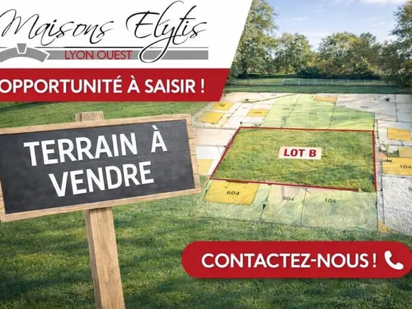 TERRAIN AVEC VUE DEGAGEE - 944 m2 - PROXIMITE VILLAGE