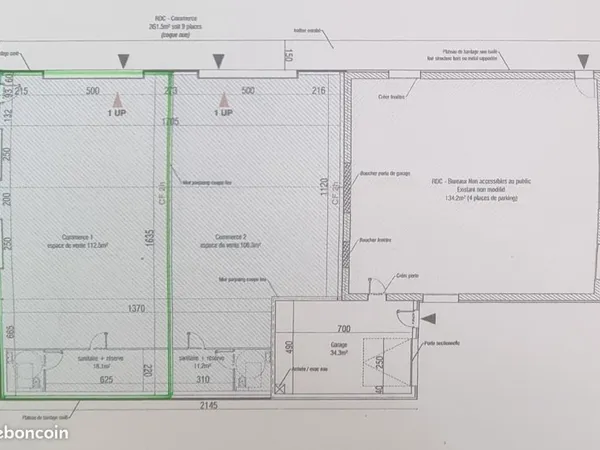 LOCAL COMMERCIAL DE 130 m²