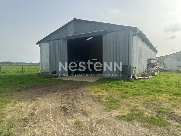 Bâtiment 300 m², sur 1200 m² terrain, idéal stockage.
