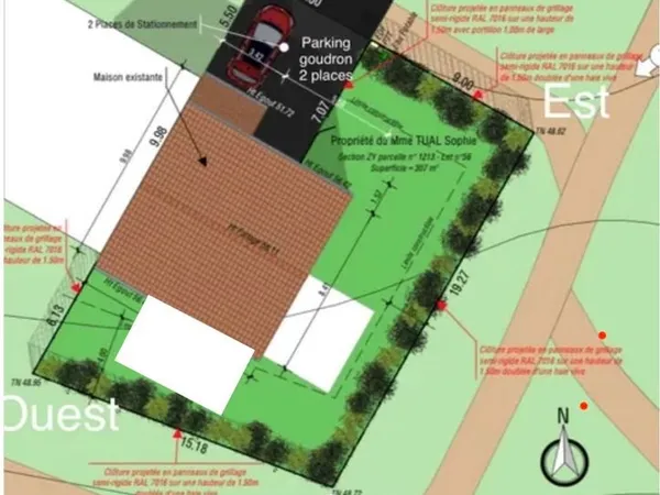 Maison t6 neuve frais de notaire 3% environ 13000 et non 35000