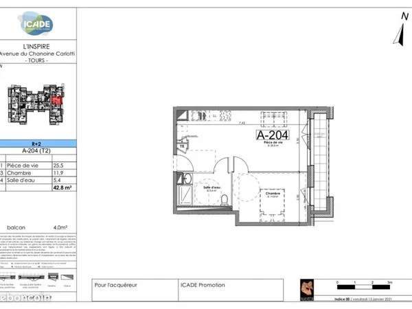 ✨ T2 neuf 42 m² - Terrasse - DPE A ✨
