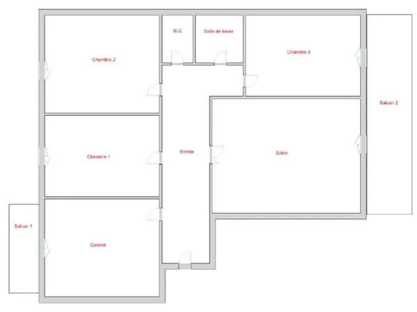 Appartement 4 pièces 85 m²