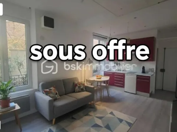 Studio 1 pièce 22 m²