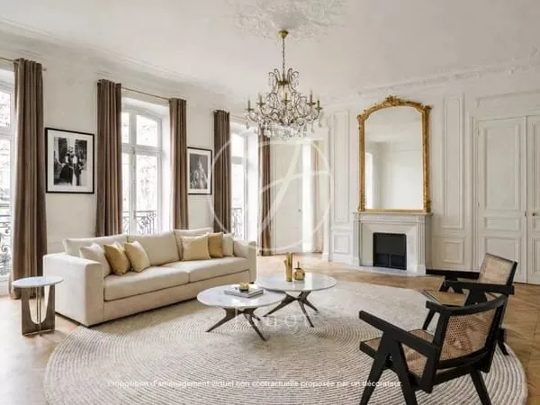 Paris 8e - MADELEINE / SAINT-AUGUSTIN - Appartement à vendre - 6 pièces - 254,60m² Carrez - 3 à 4 ch