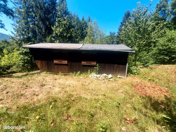 Vend terrain + chalet Sainte Agnes