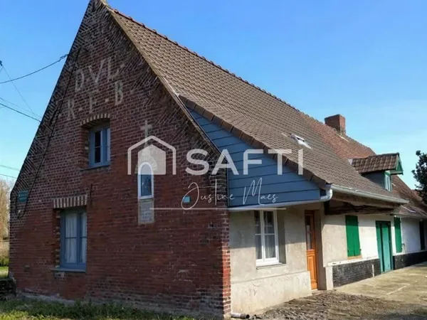 Maison flamande à fort potentiel