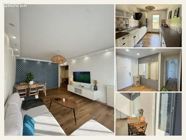 T4 de 82 m² rénové avec balcon