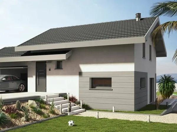 Projet de construction d'une maison 120 m² - 4 chambres - à LARRINGES (74)