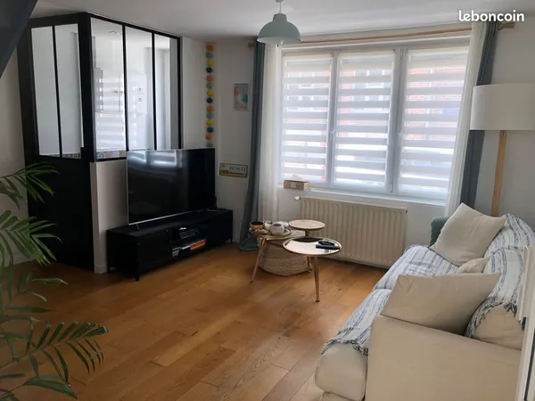 Maison 1930 rénovée - 90 m² - 3 chambres - Marcq-en-Baroeul (Pont / Montplaisir)