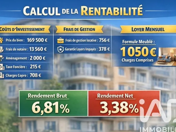Vente Appartement 2 pièces